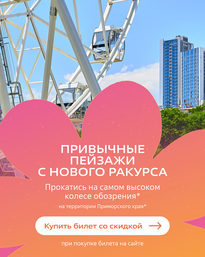 колесо обозрения открыто